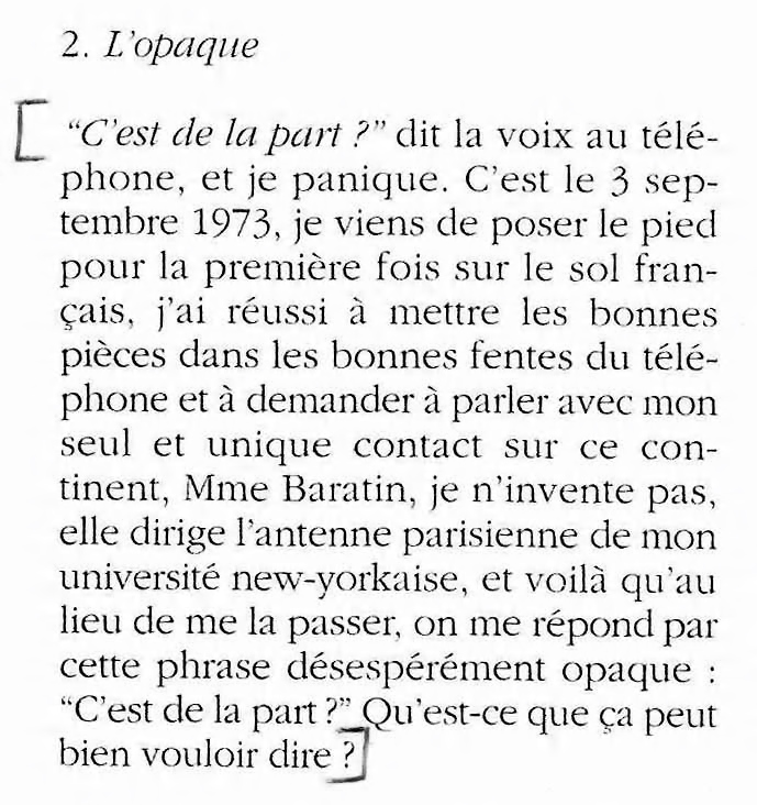 Texte : Immigration 
