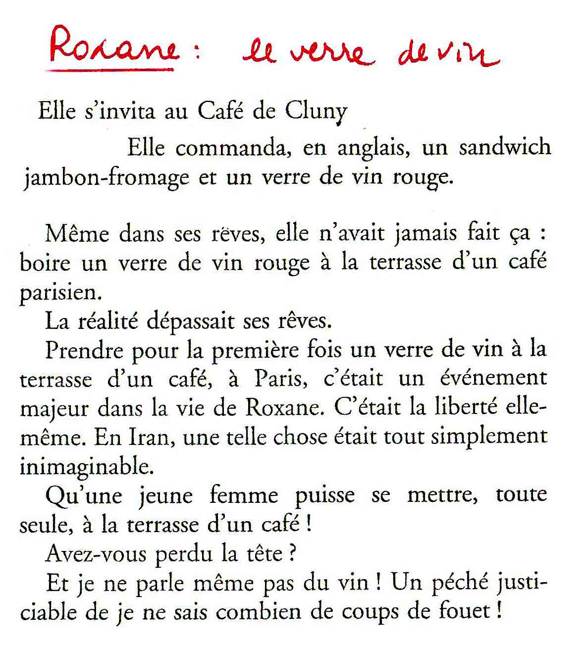 Texte : Immigration 